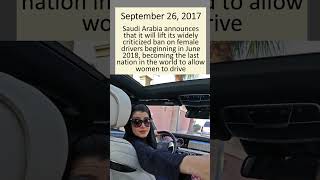 Did Saudi Arabia End Ban on Female Drivers? | Today in History