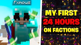 A FRESH START ON MINECRAFT OP FACTIONS *FIRST 24 HOURS*