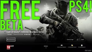 How To Get IW Beta Free On PS4! - How To Download IW For Free PS4! - IW FREE For Everyone