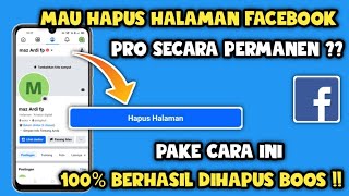 Cara menghapus Halaman facebook Secara permanen terbaru 2024 | Hapus halaman fb