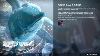 Destiny 2: Season of the Wish - Riven talks about Mara Sov not trusting her