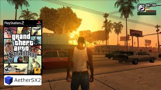 AetherSX2 Grand Theft Auto San Andreas.ISO Original en Español Playstation 2. Redmi Note 8 2019