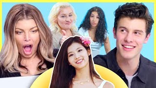 Shawn Mendes, Fergie and Christina Aguilera react to K-Pop!