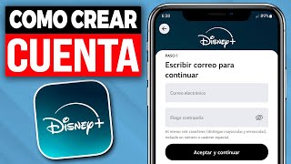 Cómo CREAR una CUENTA de DISNEY+ (2024) Desde el Celular