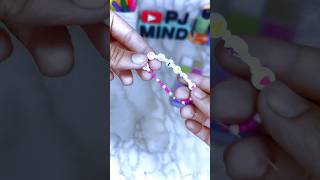 Bracelet making at home with the help of Beads and Fashion kit #shorts #viral #pjmind #bracelet