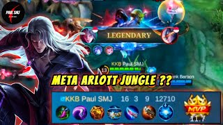 ARLOTT JUNGLE !! SOLO RANK DI MYTIC !!   ARLOTT JADI JUNGLE SANGAT OVERPOWER 🔥 MLBB