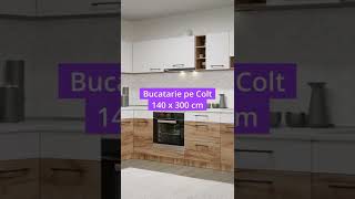 Oferta Mobila Bucatarie Colt Gastro 140 x 300 cm