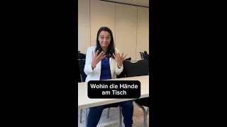 Wohin mit den Händen am Tisch?