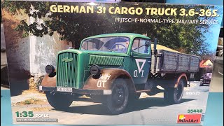 MiniArt German 3t Cargo Truck 3,6 36S Part 13