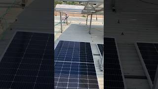 Solar panel structure, Fabrication #shortideo #solarenergy #solar #solareclips