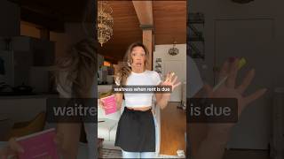 waitress when rent is due #comedy #funny