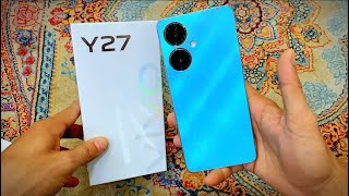 VIVO Y27 6GB 128GB Sea Blue Colour 🔌🪫🔋29% in 15 min 44W fast charging Unboxing