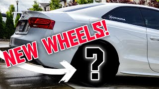 MY AUDI GETS NEW WHEELS AND THEY LOOK BETTER THAN EXPECTED! *CRAZY DIFFERENCE*