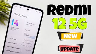 Redmi 12 5G New Update | September 2023 | MIUI 14 Update 14.0.4 New Version & New Features Redmi 12