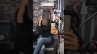 Long Bob |Hair transformation by @luckysen0009 - blue heaven #longbob #haircut #shorts #shorthair