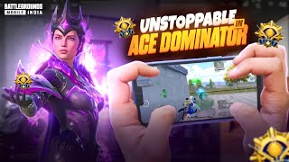 Unstoppable Gameplay in Ace Dominator / Conqueror lobby | Solo vs Squad Clutch | BGMI / Pubg Mobile