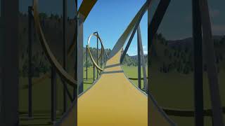 Spaghetti Tornado Single Rail RMC Coaster POV - Planet Coaster