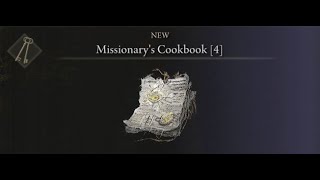 Missionary's Cookbook [4] | Cookbook Location | Elden Ring