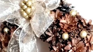 #christmasdeco #trending  #shorts  #christmaswreath #diy