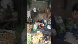 Sayuran di pasar Mangu Ngemplak Boyolali