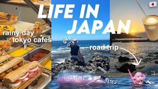 life in japan 🍤 pretending i'm in an anime and driving all night to the sea, trendy tokyo cafes ☕