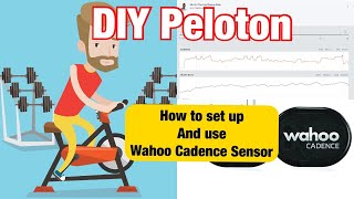 DIY Peloton - Wahoo Cadence Sensor on Peloton Digital - iPhone