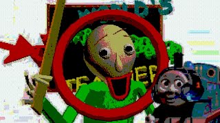 Thomas plays Baldi’s Basics