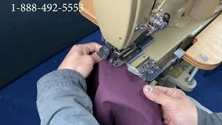 How to hem a pair of pant bottoms | Union Special Bottom Hemming