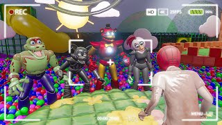 I Put HIDDEN Cameras and Spotted ALL AVENGERS ANIMATRONICS into DAYCARE! – FNAF Security Breach