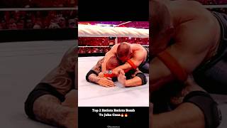 Top 2 Batista Batista Bomb to John Cena😱🔥#johncena #batista #shorts