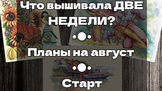 161. Продвижения за ДВЕ НЕДЕЛИ | Летние старты | План на август | Вышивка крестом