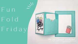 Fun Fold Friday- Attention Shoppers Gift Card Z Fold