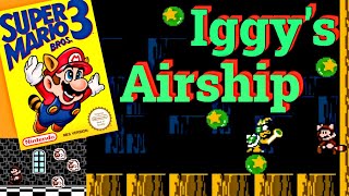 Iggy Koopa's Airship + Final Castle of Ice Land [ Super Mario bros 3 ] Nes