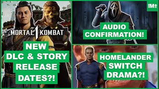 NEW Mortal Kombat 1 DLC & Story Release Dates?! Ghostface CONFIRMED! Homelander Switch Drama & MORE!