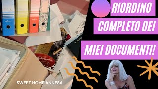 Organizzazione Perfetta: Riordino Completo dei Miei Documenti