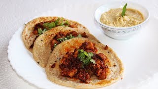 Oats  Chicken Dosa -Kerala Style Oats Thattu  Chicken Dosai-Reebz World--Recipe#32