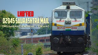 Oldest Daily runner SAURASHTRA MAIL gets LHB Coaches!