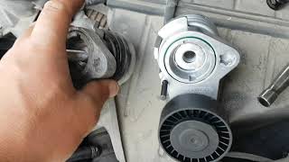 2011 BMW 328i serpentine belt tensioner replacement