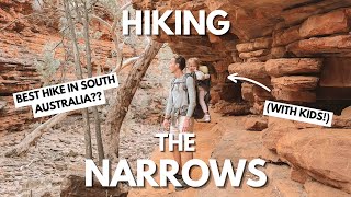 Hiking The Narrows in Alligator Gorge, South Australia - Caravanning with Kids Australia