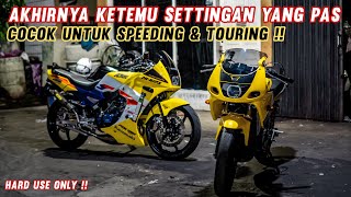 SETTINGAN NINJA 2TAK UNTUK TOURING‼️ NINJA SSR VS NINJA R‼️#2stroke #motovlog