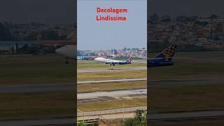 Avião Atlas Boeing 747 Decola Pesado no Aeroporto Internacional de Guarulhos #decolagem