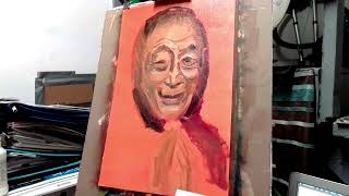 Painting The Dalai Lama