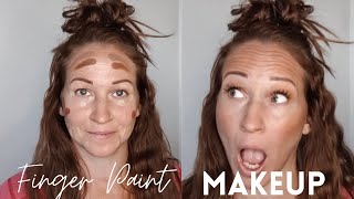 My Finger Paint Makeup is SO Easy!! // IIID Foundation Placement