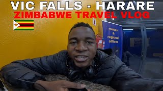 VICTORIA FALLS TO HARARE ROAD TRIP, WITH EXTRA CITY BUS. #africantravel #victoriafalls #zimbabwe