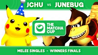 🍵Matcha Cup: JChu (Pikachu) vs Junebug (Donkey Kong) | SSBM Melee Winners Finals