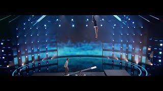 Jules & Jerome: Breathtaking Duo Flips Mid Air Off Teeterboard - America's Got Talent 2018