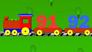 The Number Train - Learn to count from 91 to 100