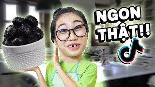 NẤU ĂN TẠI NHÀ THEO TIKTOK TRIỆU VIEW. DI DI SHOCK VÌ HƯƠNG VỊ MÓN ĂN NÀY?! BÀ DI VÊ LỐC