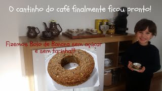 Montei meu cantinho do café