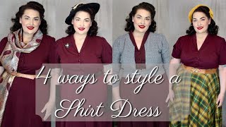 4 Ways to Style a Classic Shirt Dress